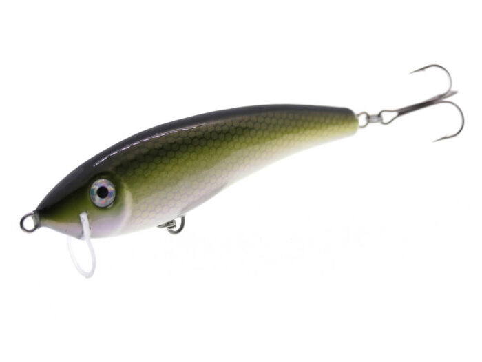 Gloog Hermes 90S 9cm, 20gr, Sinking, RGN (Roach Green Natural) - imagine 3