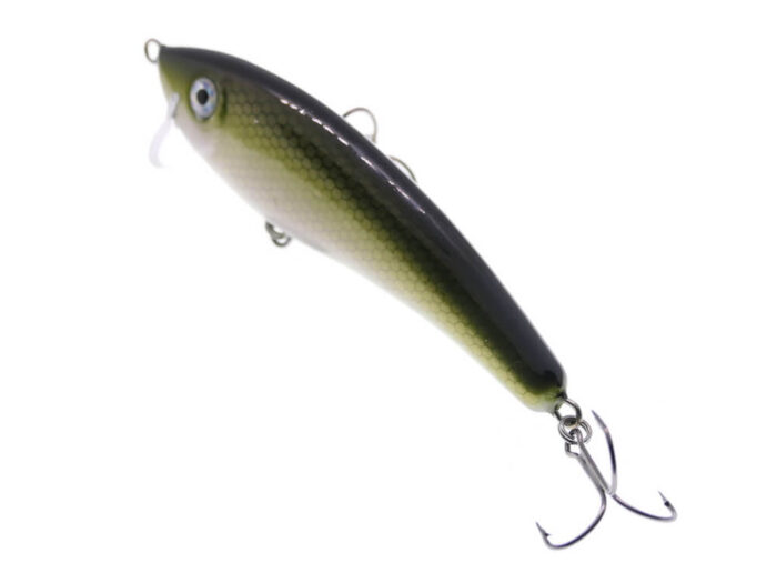 Gloog Hermes 90S 9cm, 20gr, Sinking, RGN (Roach Green Natural) - imagine 4