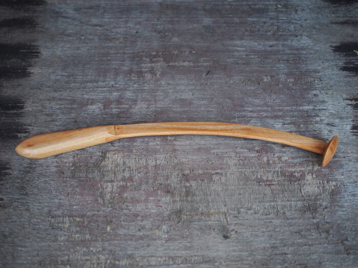 Dread Cat clonc din lemn pentru somn model 4, 42cm, pastila 4cm usor convexa - imagine 2