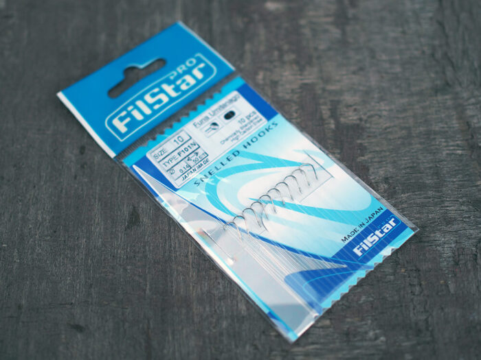 Filstar carlige legate cu monofilament 50cm 0.14mm, F101N model Funa Umitanago, Nickel, marimea 10 (10buc/plic) - imagine 4