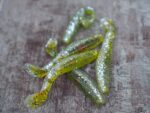 KP Baits Original Shad 7.5CM (3 inch), culoare 136 – Glow (5buc/plic) - imagine 3