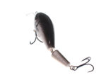 Vidra Lures Nautilus SR (Shallow Runer) Jointed 8.5cm, 17gr, Floating, BK (Black) - imagine 3