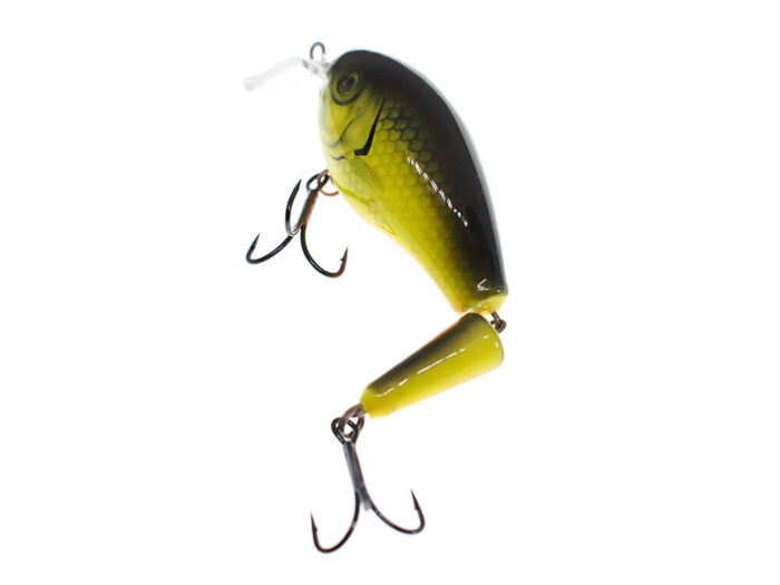 Vidra Lures Nautilus SR (Shallow Runer) Jointed 8.5cm, 17gr, Floating, LB (Lime Black) - imagine 3