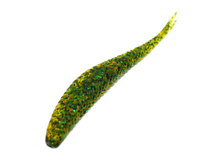 Damiki Armor Shad 12.7CM (5inch), 206 (Root Beer Pepper Green), 12buc/plic - imagine 3