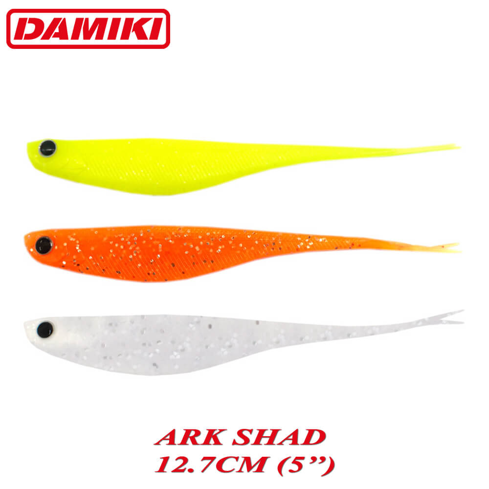 DMK-ARKSH5-Cover Damiki ARK Shad 12.7CM (5inch), 8buc/plic - imagine 1