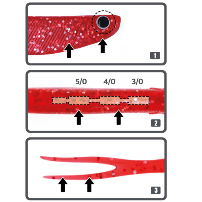 Damiki ARK Shad 12.7CM (5inch), 8buc/plic - imagine 2