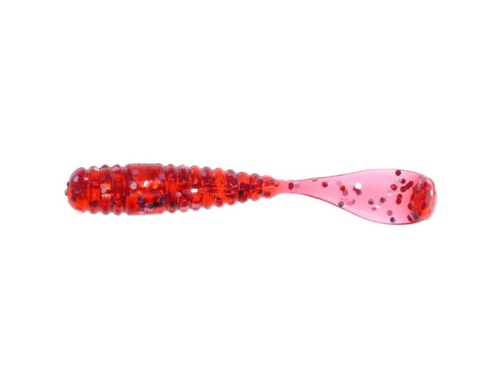 Damiki Squash Shad 5CM (2 inch), 108 (Red Silver), 15buc/plic - imagine 2