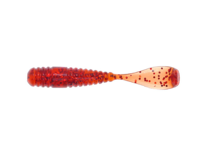 Damiki Squash Shad 6.3CM (2.5 inch), 204 (Motor Oil/Red), 15buc/plic - imagine 2