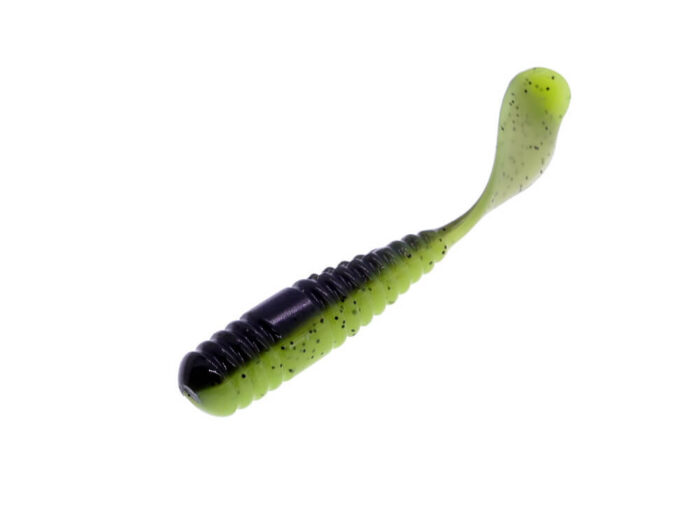 Damiki Squash Shad 6.3CM (2.5 inch), 442 (Watermelon Chartruse Shad 2), 15buc/plic - imagine 6