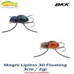Gloog Magni Lipless (Bezsterowy) 3cm, 2.5gr (Floating) – evolutie suprafata