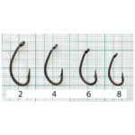 Filstar carlige Premium Crap Curve Shank F1252DB, culoarea DB, marime 8 (10buc/plic) - imagine 2