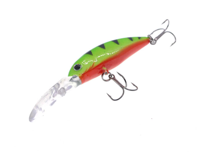 Kamatsu Sharp Shad 4.5cm, 4.5gr (floating), 095 (Fire Tiger) – Custom Color by Mogo Lures - imagine 3
