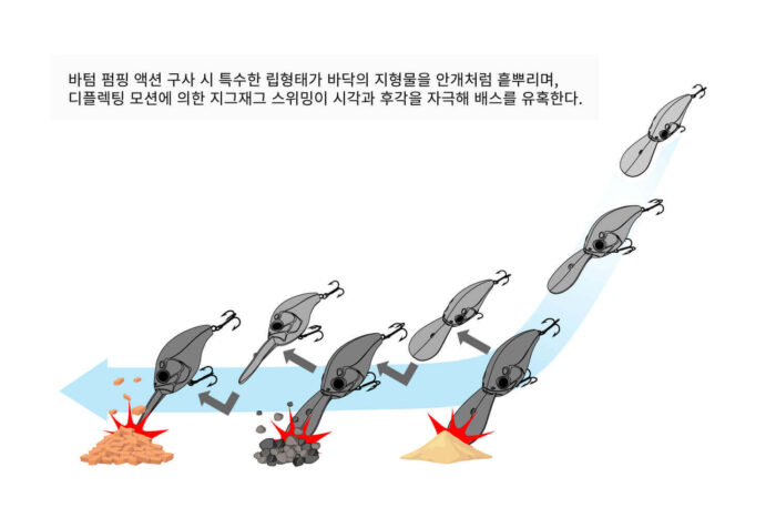 Damiki DC-300 5.5CM, 15.5gr (Floating), 622 (Metal Craw) - imagine 7